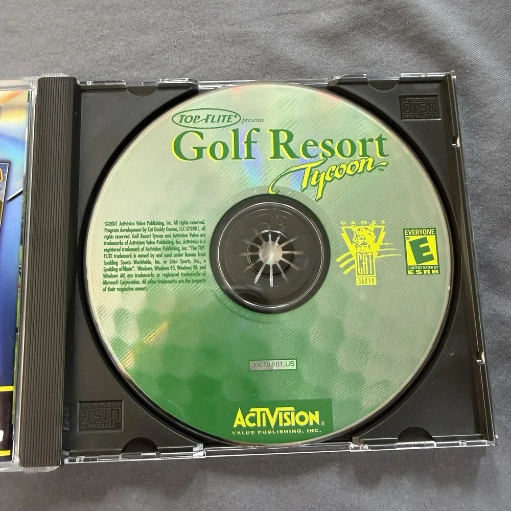 Golf Resort Tycoon :‎ Top Flite Activision PC Game 2001 Complete - Tested/Works